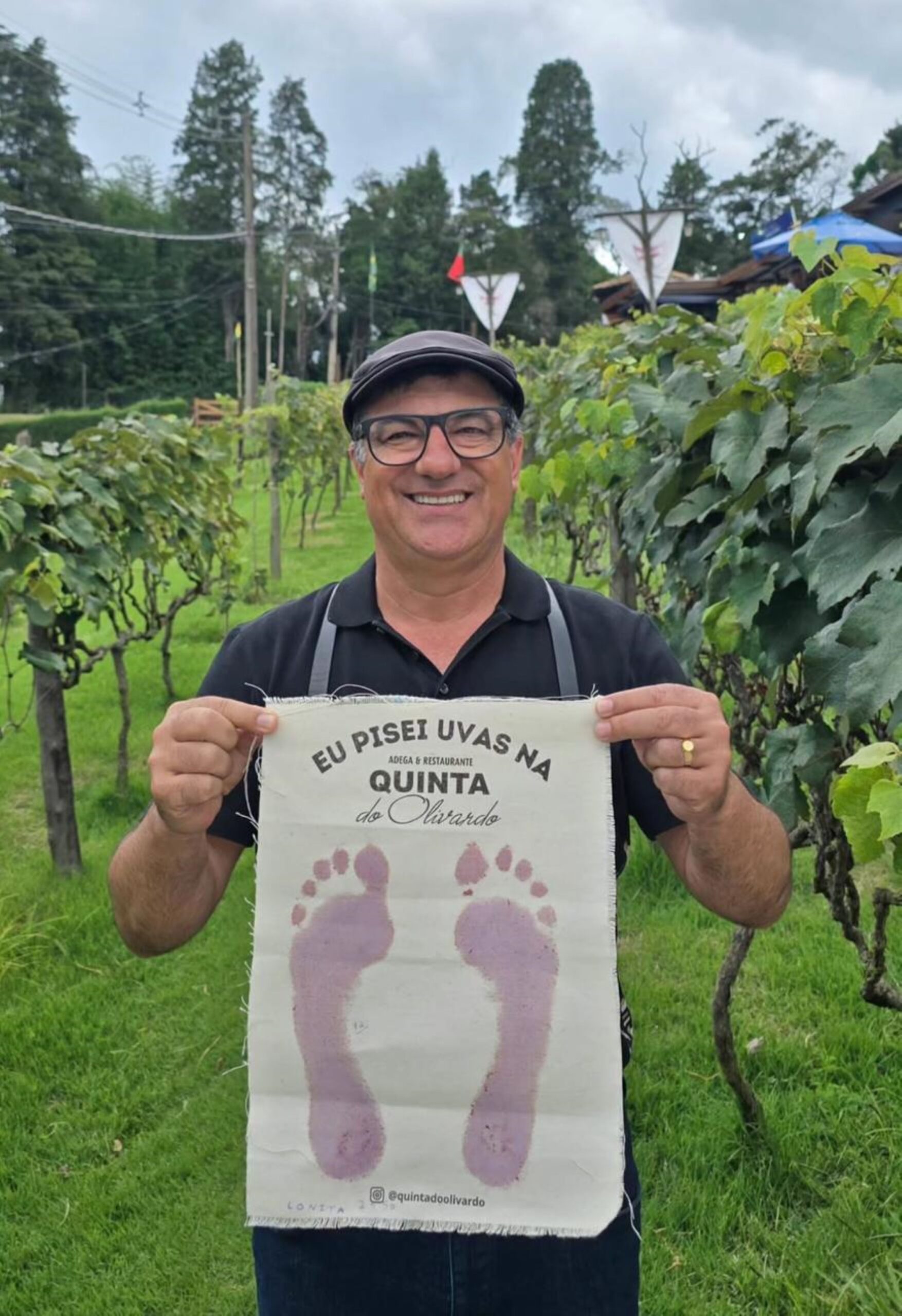 Olivardo Saqui, proprietário da adega e restaurante