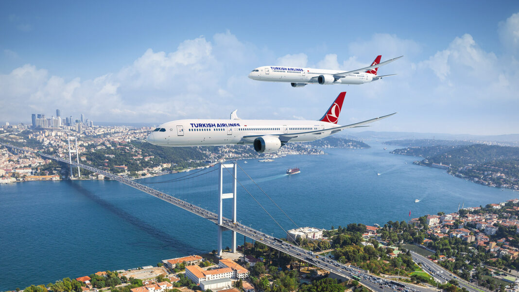 Voo da Turkish Airlines Voo da Turkish Airlines