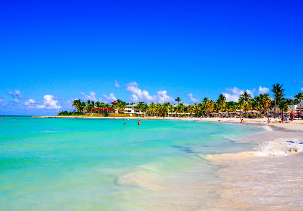 O cenário paradisíaco 
de Varadero é um 
convite ao relaxamento