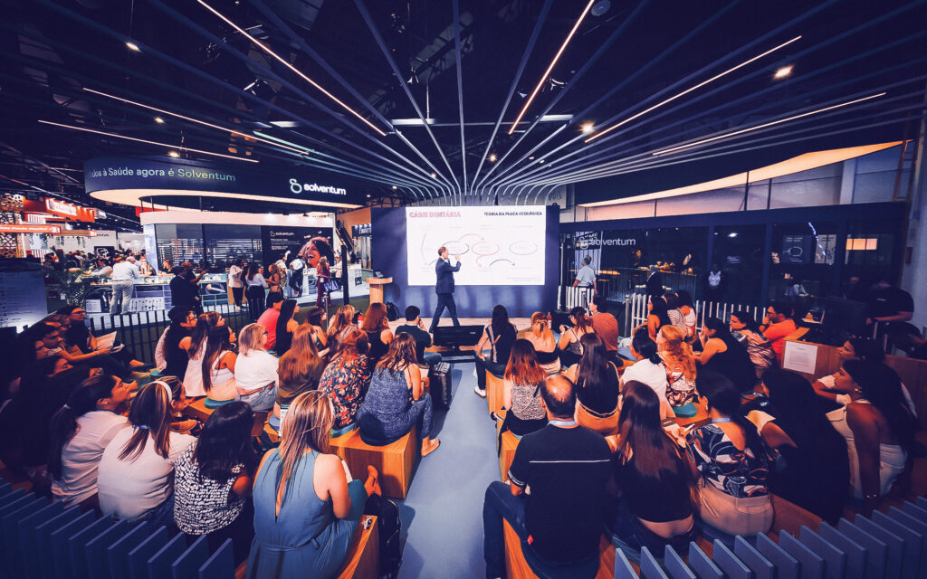 palestra em estande